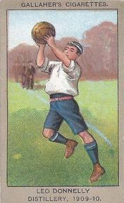 1910 Gallaher Association Football Club Colours #90 Leo Donnelly Front