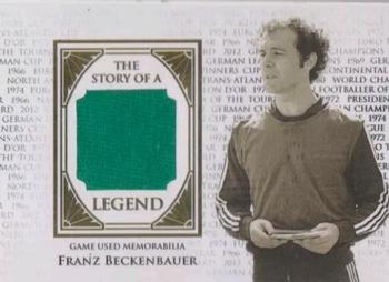 2018 Futera Unique Premium - The Story of a Legend Relics #LEG06 Franz Beckenbauer Front
