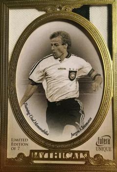 2018 Futera Unique Premium - Mythicals Relics #MYTH054 Jurgen Klinsmann Front