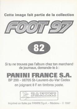 1996-97 Panini Foot 97 #82 Marek Jozwiak Back