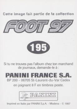 1996-97 Panini Foot 97 #195 Thierry Henry Back