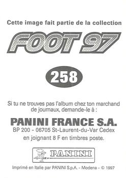 1996-97 Panini Foot 97 #258 Bernard Lama Back