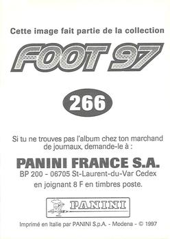 1996-97 Panini Foot 97 #266 Laurent Fournier Back