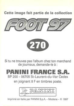 1996-97 Panini Foot 97 #270 Patrice Loko Back