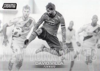 2018 Stadium Club MLS - Black/White #1 David Villa Front