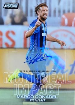 2018 Stadium Club MLS - Autographs #4 Marco Donadel Front
