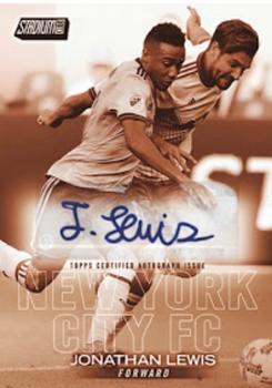 2018 Stadium Club MLS - Autographs Sepia #89 Jonathan Lewis Front