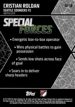 2018 Stadium Club MLS - Special Forces #SF-18 Cristian Roldan Back