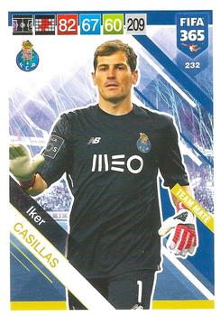2018-19 Panini Adrenalyn XL FIFA 365 #232 Iker Casillas Front