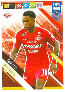2018-19 Panini Adrenalyn XL FIFA 365 #259 Quincy Promes Front