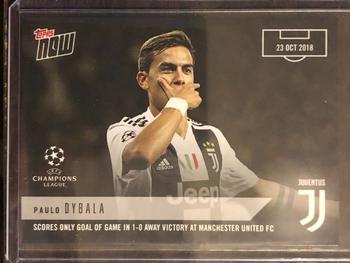 2018-19 Topps Now UEFA Champions League #10 Paulo Dybala Front