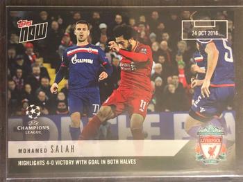 2018-19 Topps Now UEFA Champions League #12 Mohamed Salah Front
