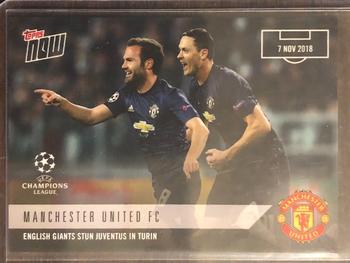 2018-19 Topps Now UEFA Champions League #14 Manchester United FC Front