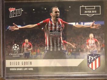 2018-19 Topps Now UEFA Champions League #29 Diego Godín Front