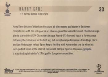 2018-19 Topps Now UEFA Champions League #33 Harry Kane Back