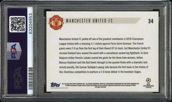 2018-19 Topps Now UEFA Champions League #34 Manchester United FC Back