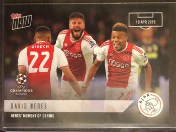 2018-19 Topps Now UEFA Champions League #42 David Neres Front
