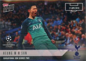 2018-19 Topps Now UEFA Champions League #46 Heung-min Son Front