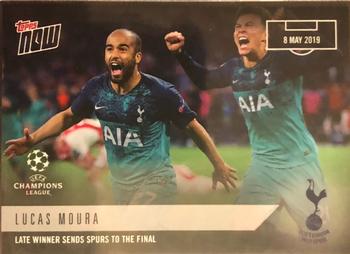 2018-19 Topps Now UEFA Champions League #54 Lucas Moura Front