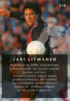 2004 Cardset Veikkausliiga - Import Express #1 Jari Litmanen Back