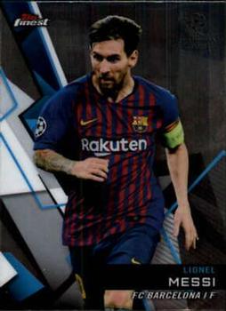 2018-19 Finest UEFA Champions League #1 Lionel Messi Front
