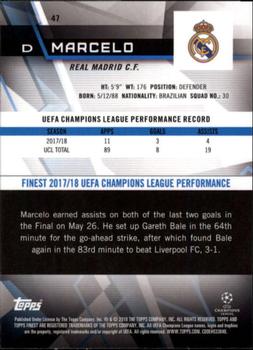 2018-19 Finest UEFA Champions League #47 Marcelo Back