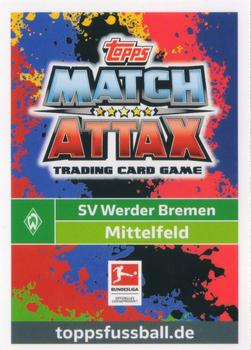 2018-19 Topps Match Attax Bundesliga #54 Davy Klaassen Back