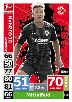 2018-19 Topps Match Attax Bundesliga #110 Jonathan De Guzmán Front