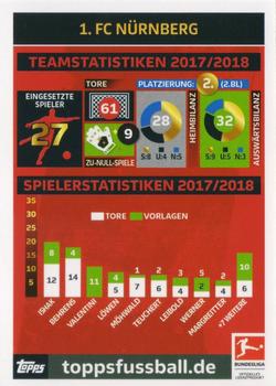 2018-19 Topps Match Attax Bundesliga #262 Clubkarte Back