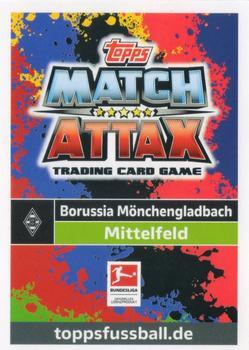 2018-19 Topps Match Attax Bundesliga #406 Denis Zakaria Back