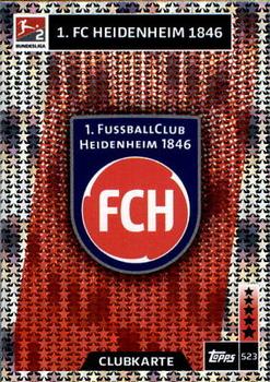 2018-19 Topps Match Attax Bundesliga #523 1. FC Heidenheim 1846 Front