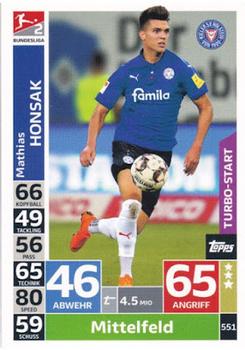 2018-19 Topps Match Attax Bundesliga #551 Mathias Honsak Front