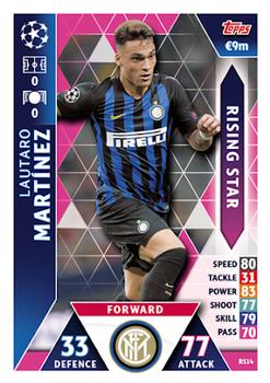 2018-19 Topps Match Attax UEFA Champions League - Rising Star #RS14 Lautaro Martinez Front