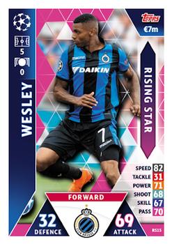 2018-19 Topps Match Attax UEFA Champions League - Rising Star #RS15 Wesley Front