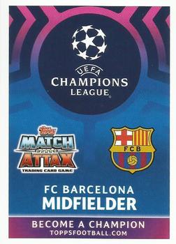 2018-19 Topps Match Attax UEFA Champions League - Superstar #SU1 Philippe Coutinho Back