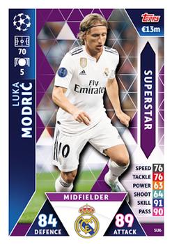 2018-19 Topps Match Attax UEFA Champions League - Superstar #SU6 Luka Modric Front