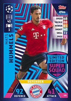 2018-19 Topps Match Attax UEFA Champions League - Limited Edition Super Squad #LE4 Mats Hummels Front