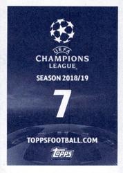2018 Topps UEFA Champions League Official Stickers #7 Marc-André ter Stegen Back