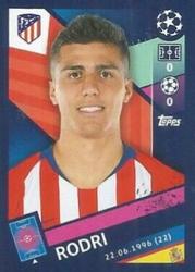 2018 Topps UEFA Champions League Official Stickers #33 Rodri Front