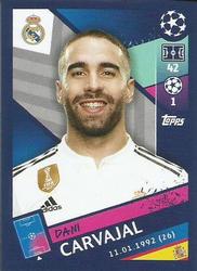 2018 Topps UEFA Champions League Official Stickers #46 Dani Carvajal Front