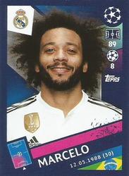 2018 Topps UEFA Champions League Official Stickers #47 Marcelo Front