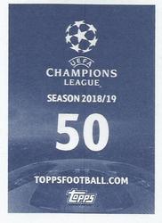 2018 Topps UEFA Champions League Official Stickers #50 Álvaro Odriozola Back