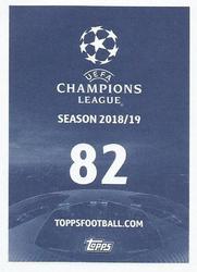 2018 Topps UEFA Champions League Official Stickers #82 Robert Lewandowski Back