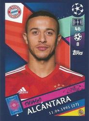 2018 Topps UEFA Champions League Official Stickers #89 Thiago Alcantara Front