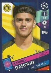 2018 Topps UEFA Champions League Official Stickers #152 Mahmoud Dahoud Front