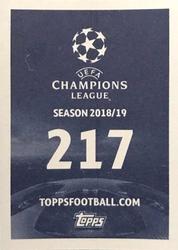 2018 Topps UEFA Champions League Official Stickers #217 Andrew Robertson Back