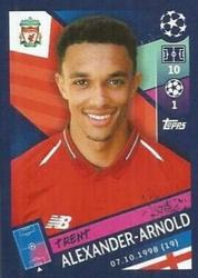 2018 Topps UEFA Champions League Official Stickers #220 Trent Alexander-Arnold Front