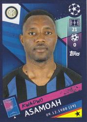 2018 Topps UEFA Champions League Official Stickers #305 Kwadwo Asamoah Front