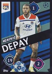 2018 Topps UEFA Champions League Official Stickers #348 Memphis Depay Front