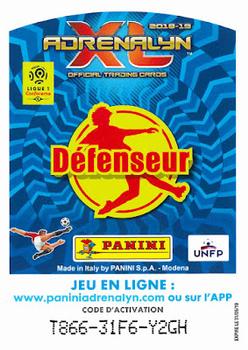 2018-19 Panini Adrenalyn XL Ligue 1 #121 Kouadio-Yves Dabila Back
